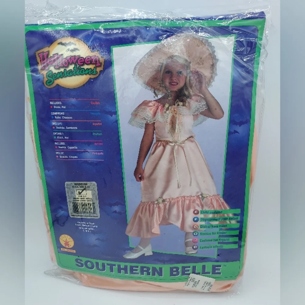 *SHIPS SAME/NEXT DAY!* New Southern Belle Girls Costume - Med 8-10 - Picture 2 of 5